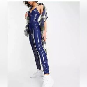 Adidas x Ivy Park Latex Set, Blue Sz XS NWT Rare!!!!!